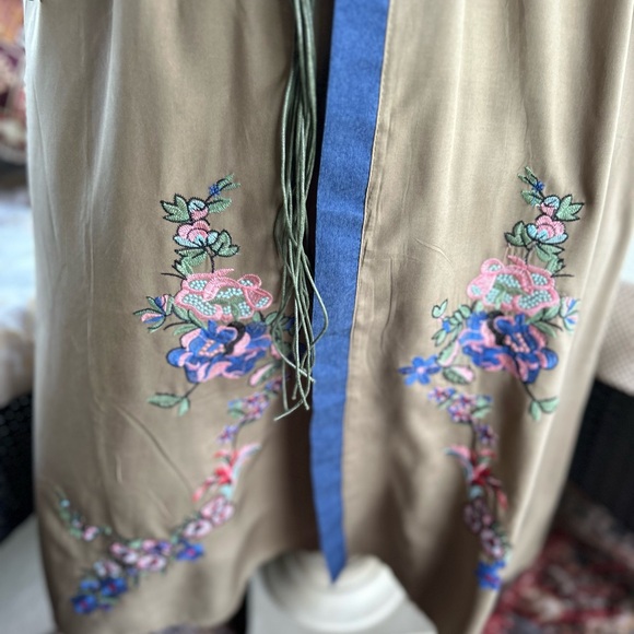boho kimono with embroidery onesize new - Picture 4 of 9
